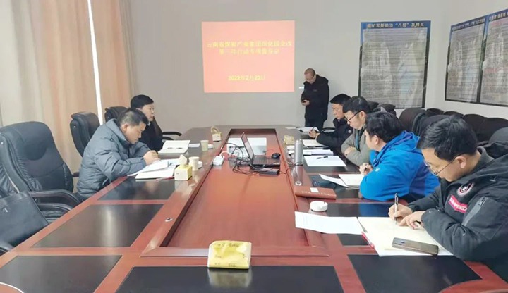 云煤（Z6人生就是博）集团督导调研组到罗平东城公司督导调研