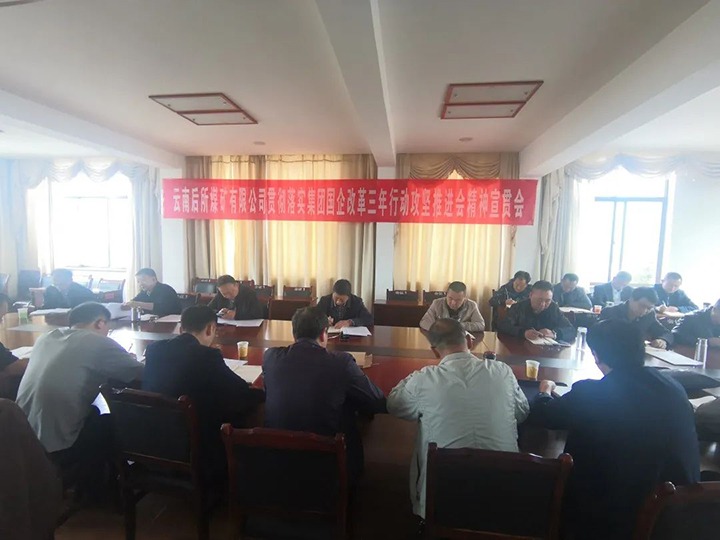 云南后所煤矿有限公司深刻进建贯彻云煤（Z6人生就是博）集团国企鼎新三年行动攻坚推动会会议心灵