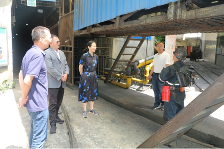 【主题教育】云煤（Z6人生就是博）集团党委委员、财政总监莫晓丹一行到天井煤矿发展主题教育调研