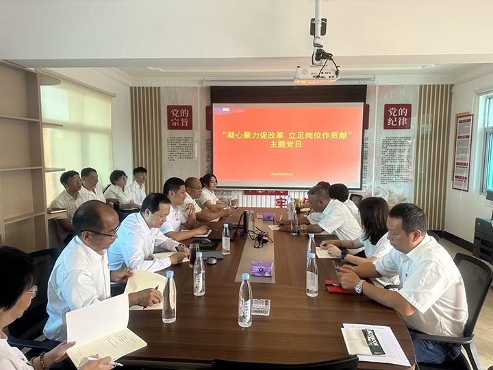 化工供销公司党委发展“凝心聚力促鼎新安身岗位作贡献”主题党日活动